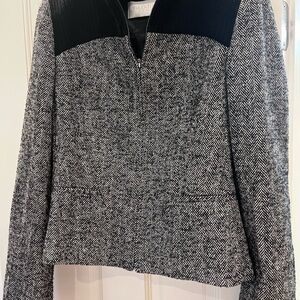 Valentino Classic Black and Gray Women's Jacket